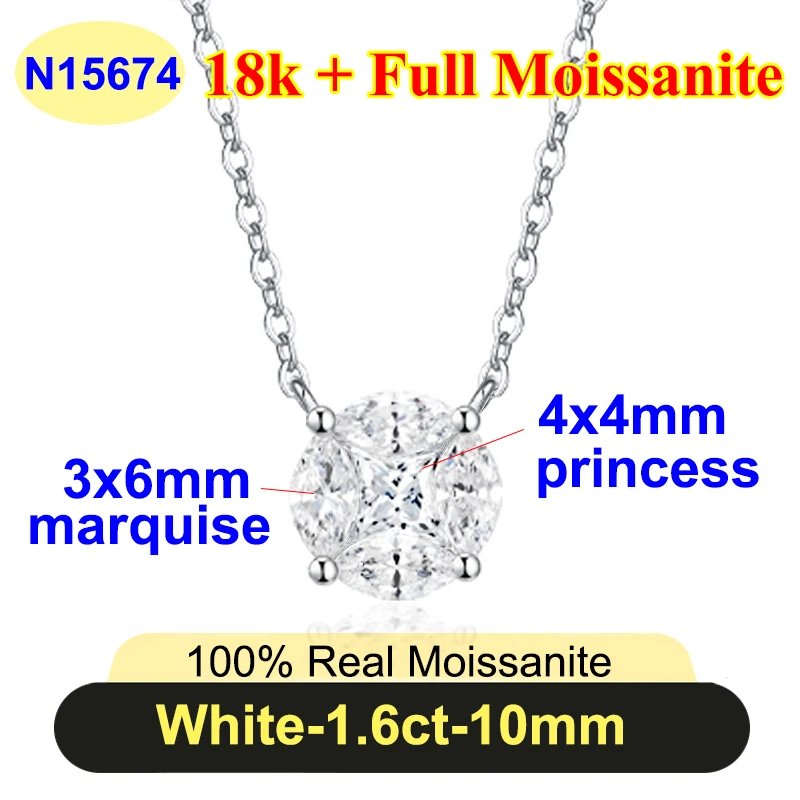 Purenew Princess Marquise Cut Moissanite Earrings For Women S925 - Image 17