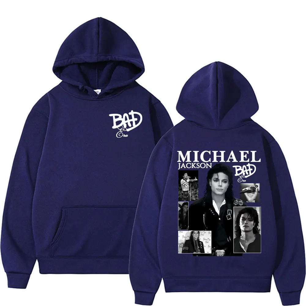 King Of Pop Michael Jackson Bad Era Album Hooded - Image 2