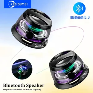 Bluetooth 5.3 Speaker Mini Speaker Portable Magnetic Speaker Multifunctional