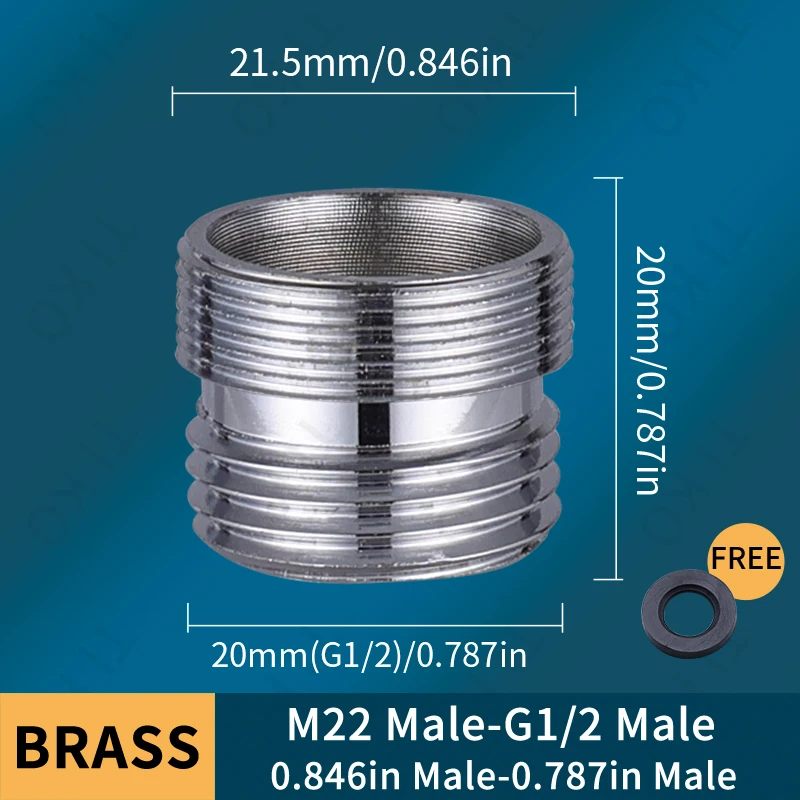 Brass Faucet Adapter Male Female Kitchen Converter For Aerator - Image 27