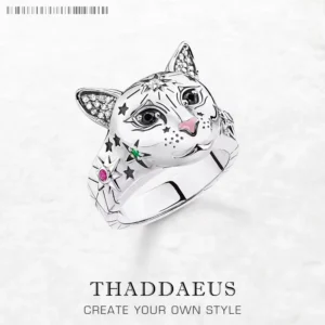 Magic Cat Ring Brand New Fine Jewerly Bohemia 925 Sterling Silver Gift For Women