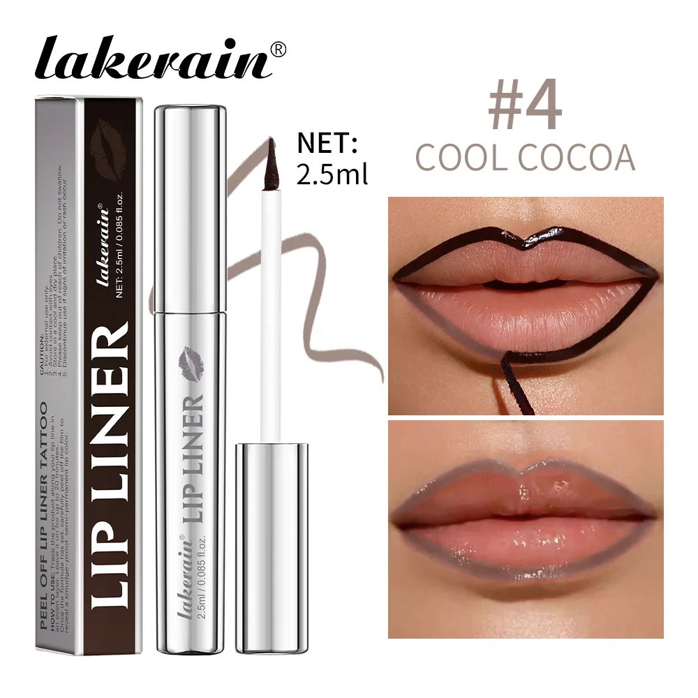 Peel Off Lip Stain Lip Liner Tattoo Long-Lasting Waterproof Smudge-Proof Transfer-Proof Matte Lipliner Magic Lip Cosmetic - Image 10