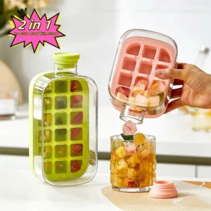 Summer Ice Cube Tray With Straw 2 In1 Ice