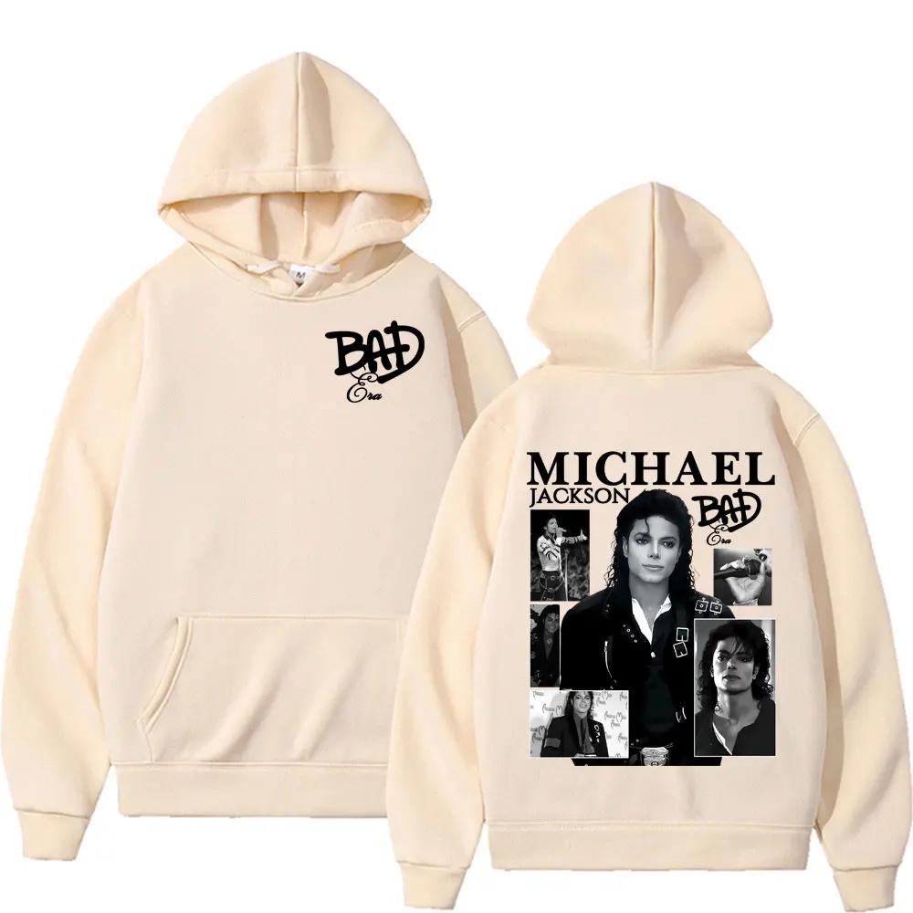 King Of Pop Michael Jackson Bad Era Album Hooded - Image 5