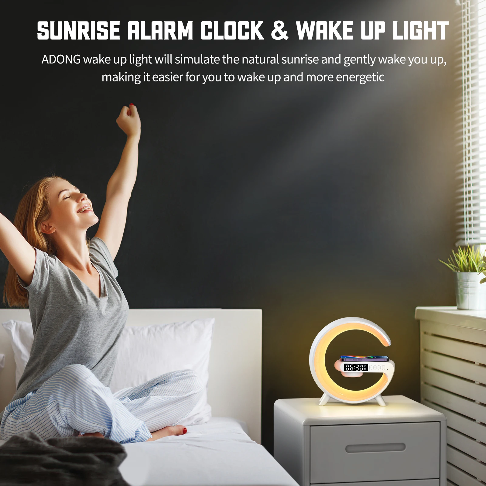 Led Smart Wake Up Light Rgb Night Light With - Image 5