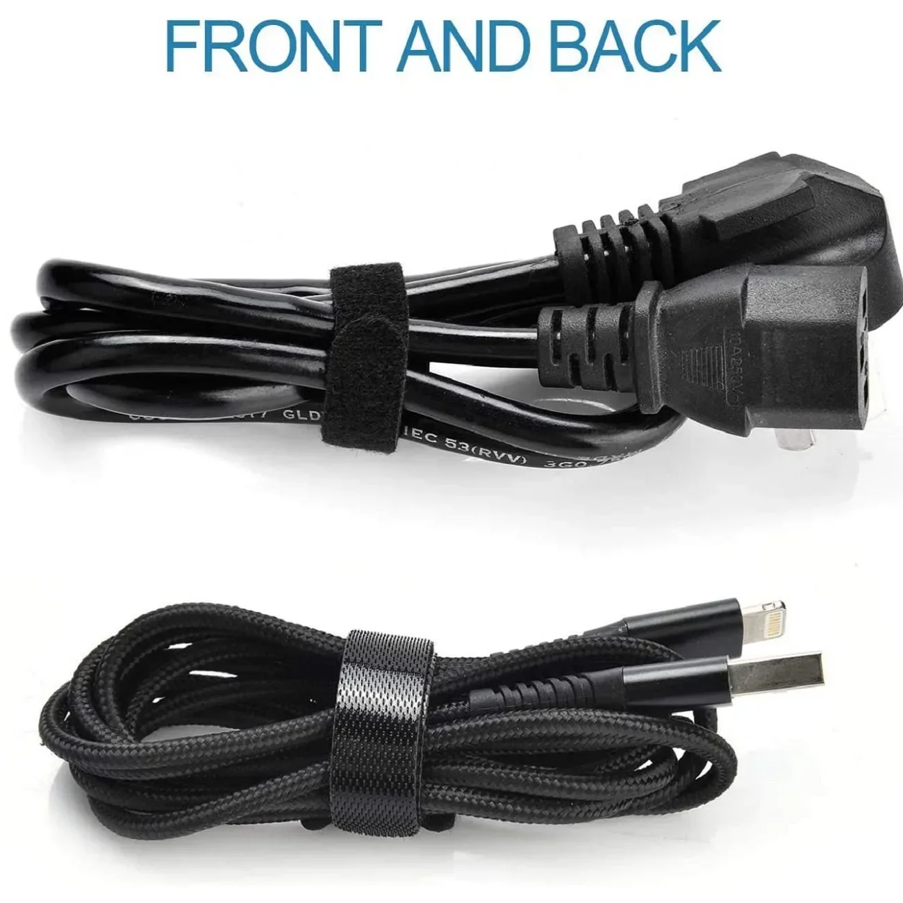 Reusable Cable Ties – Cord Organizer Set - Image 2