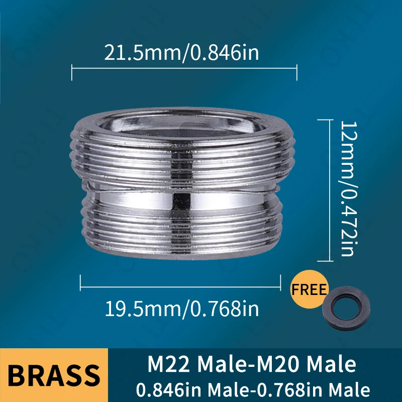 Brass Faucet Adapter Male Female Kitchen Converter For Aerator - Image 21