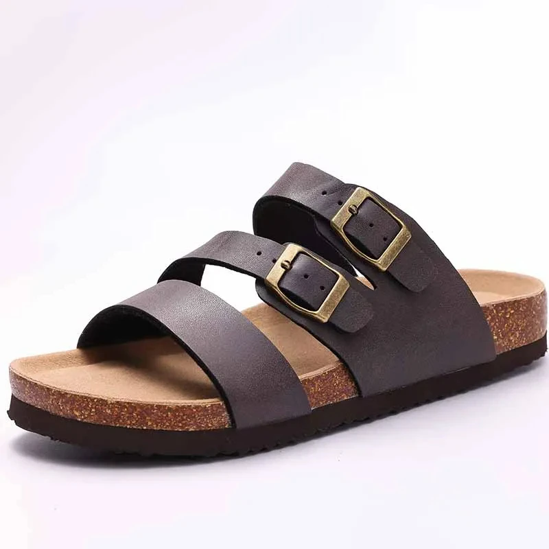 Crestar Cork Suede Mules Slippers For Women Fashion Men Clogs Shoes Classic Cork Antislip Outdoor Slippers With Arch Support - Image 16