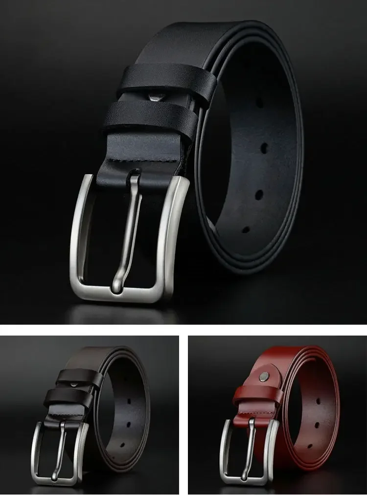 Men's Alloy Square Pin Belt – Business Casual - Image 3