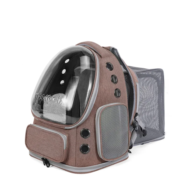 Spacious Expandable Pet Backpack Carrier With Dual Shoulder Straps - Image 9