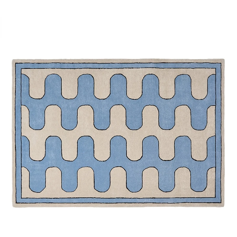 Modern Style Bedroom Decor Bedside Carpet Thicken Trendy Art - Image 10