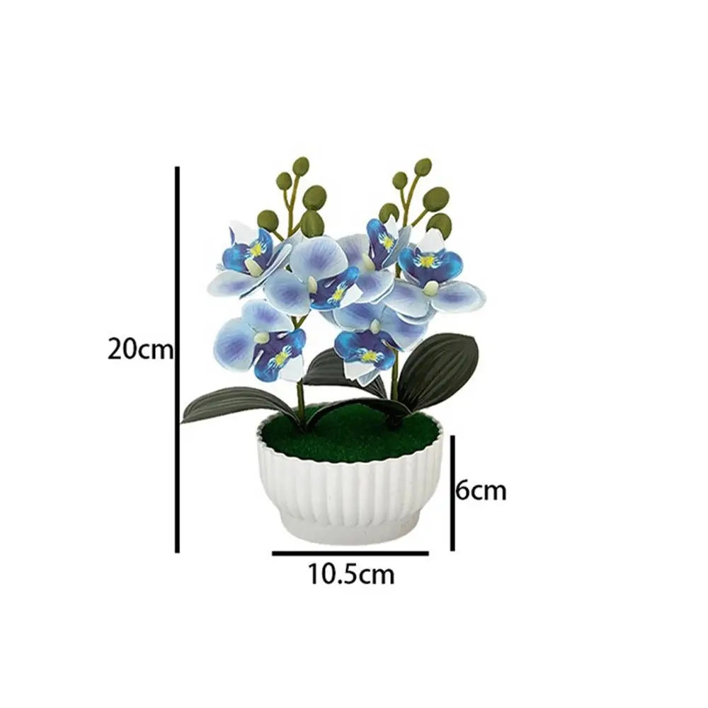 Two Sets Of Three Simulated Flowers - Image 5