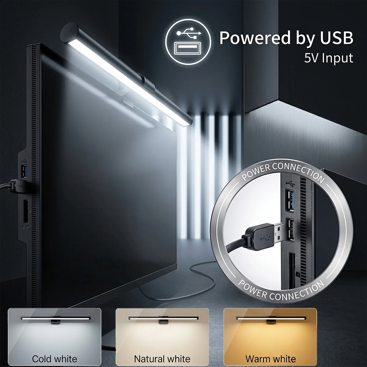Led Monitor Light Bar Computer Screen Hanging Lights Atmosphere