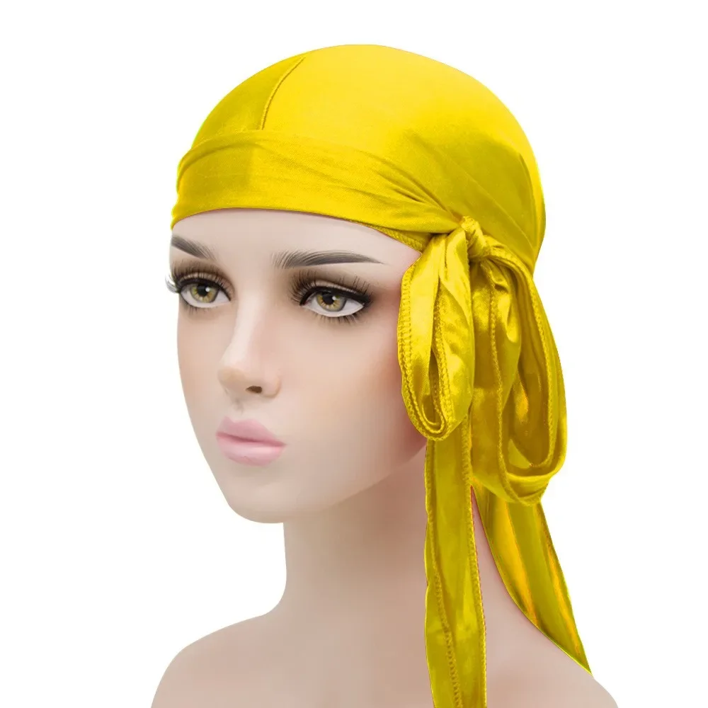 Unisex Satin Durag Bandana – Extra Long Tail - Image 10