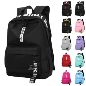 Fashionable Lightweight Student Backpack Customizable Logo Casual Dual-shoulder Bag
