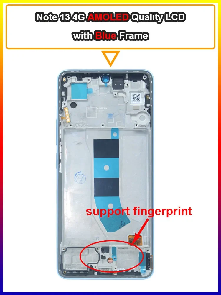 AMOLED Display Assembly – for Redmi Note 13 4G - Image 16