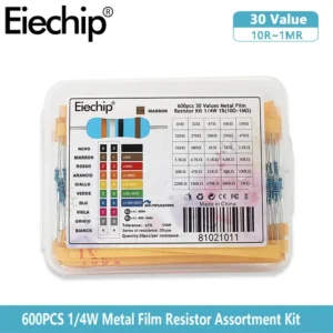 1/4w Metal Film Resistor Kit Set 30 Values Resistors