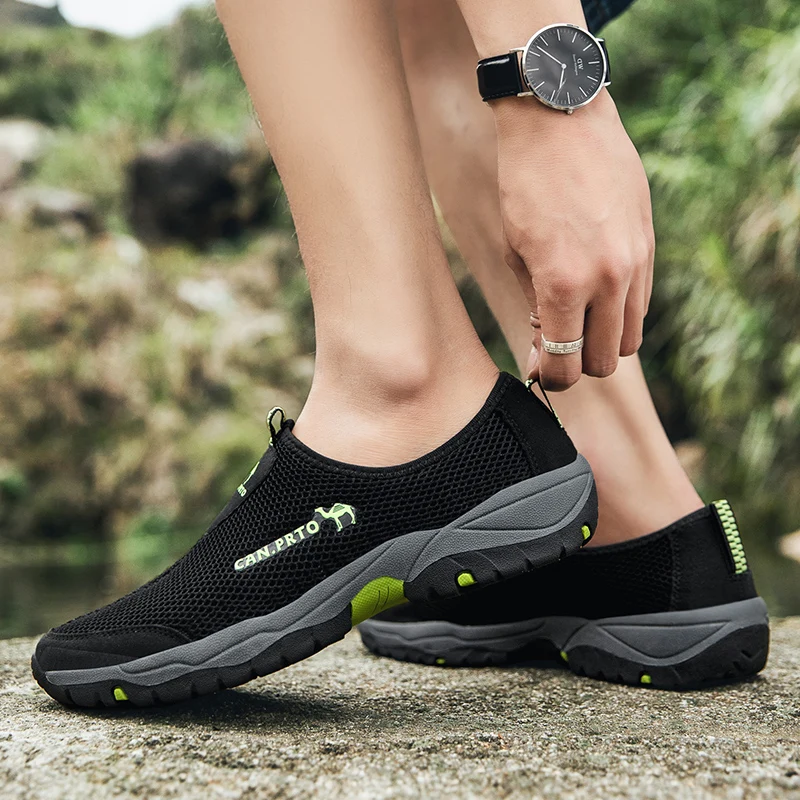 Fashion Summer Shoes Men Casual Shoes Mesh Outdoor Breathable - Image 4
