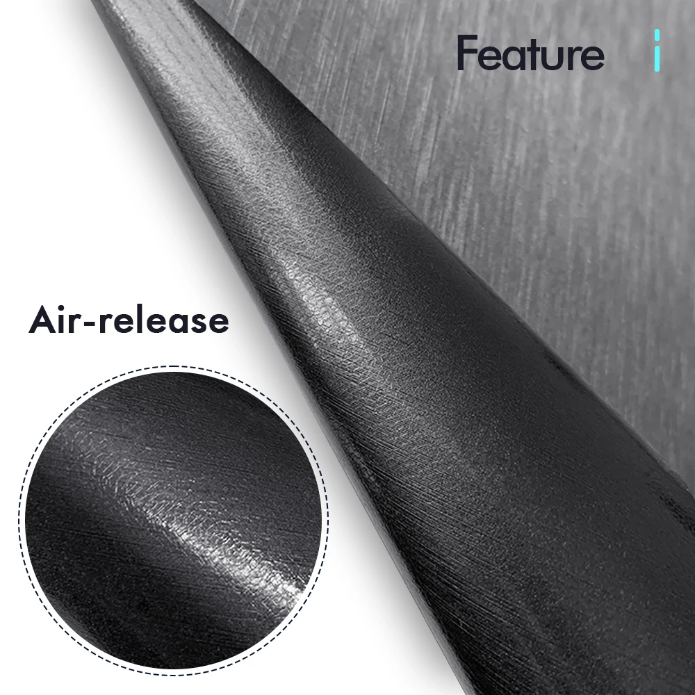 Brushed Aluminum Vinyl Car Wrap Film Car Sticker Diy - Image 3