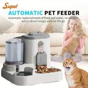 2in 1 Cat Food Dispenser Water And Food Integrated