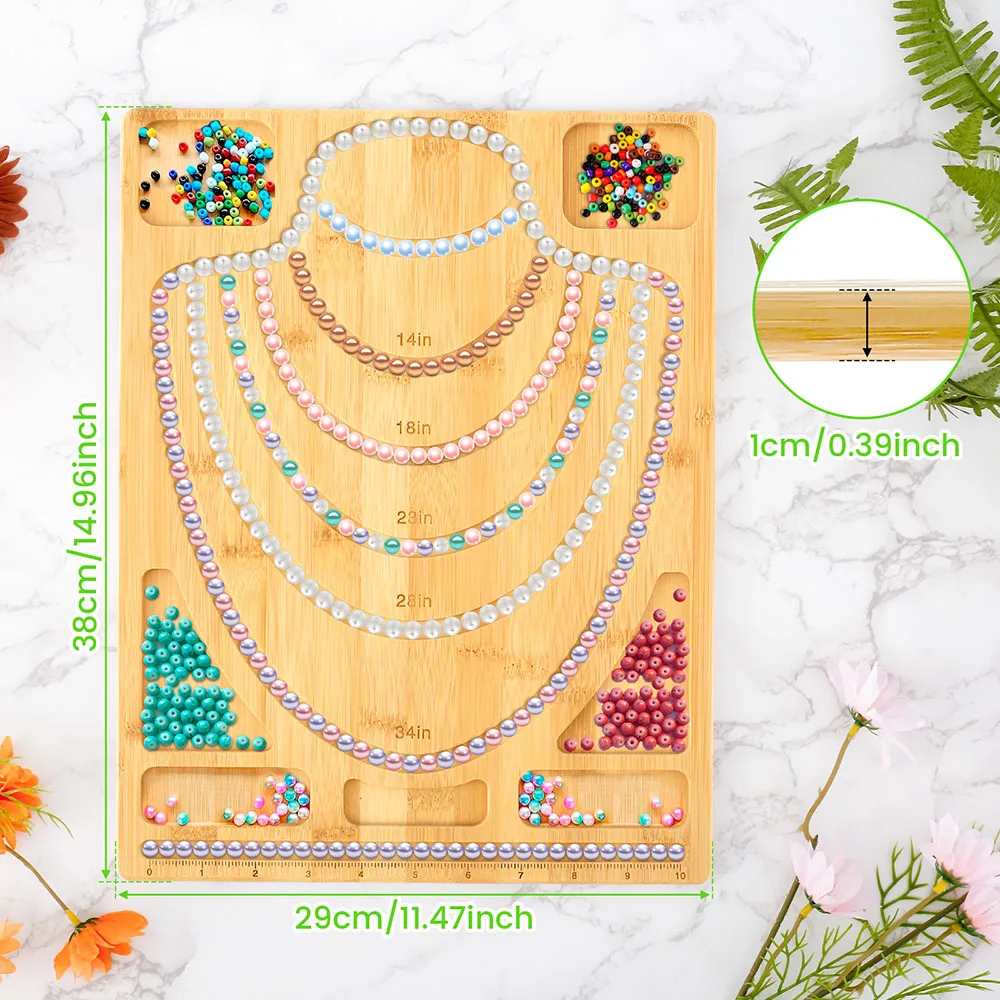 Bamboo Beading Board & Bracelet Tray - Image 8