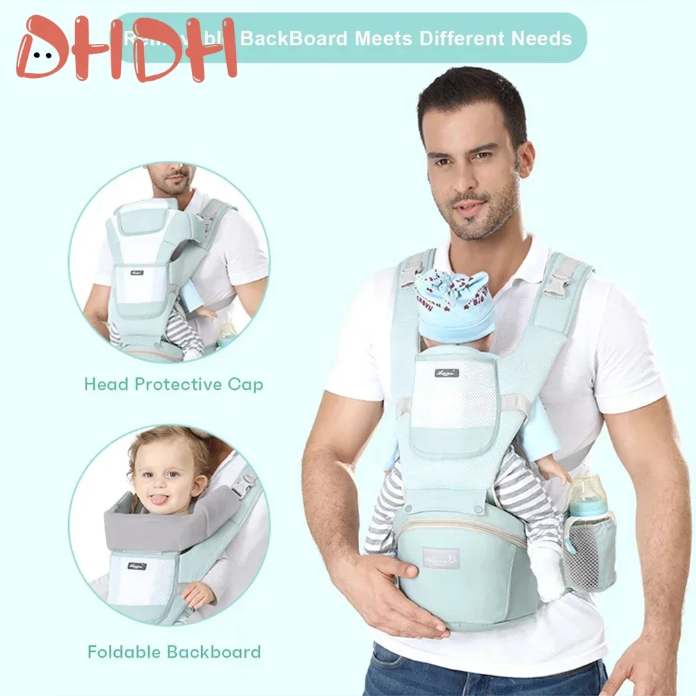 New Adjustable Ergonomic Baby Carrier Four Seasons Universal Baby - Image 3