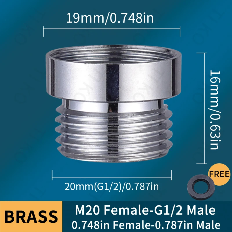 Brass Faucet Adapter Male Female Kitchen Converter For Aerator - Image 31