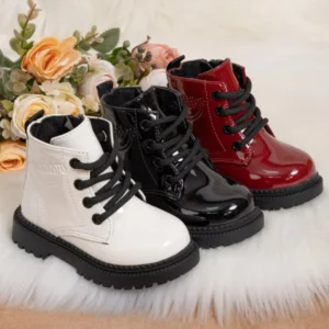 Autumn And Winter Children S Shoes Waterproof Pu Leather