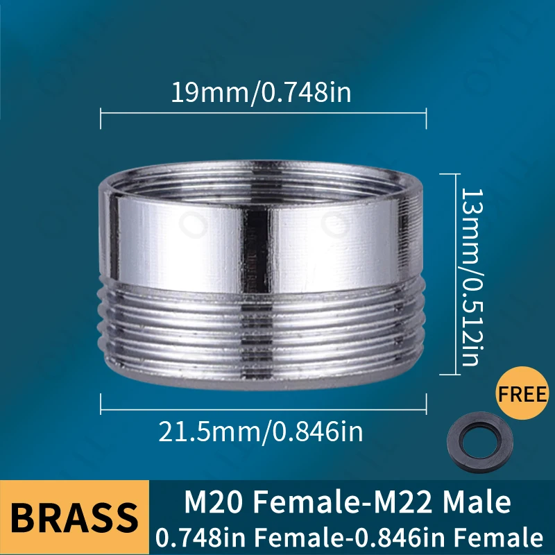 Brass Faucet Adapter Male Female Kitchen Converter For Aerator - Image 14