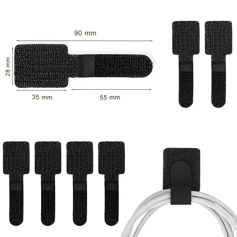 Reusable Silicone Cable Ties – 10/20 Pack - Image 3