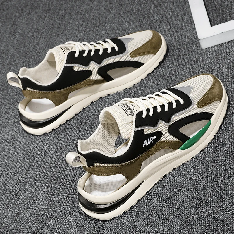 Men's Sandals for Summer Wear, Non Slip Soft Sole for Teenagers, Sports and Leisure, Thick Sole for Driving on the Beach, Hooded - Image 9