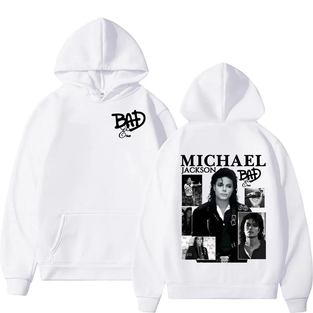 King Of Pop Michael Jackson Bad Era Album Hooded - Image 6