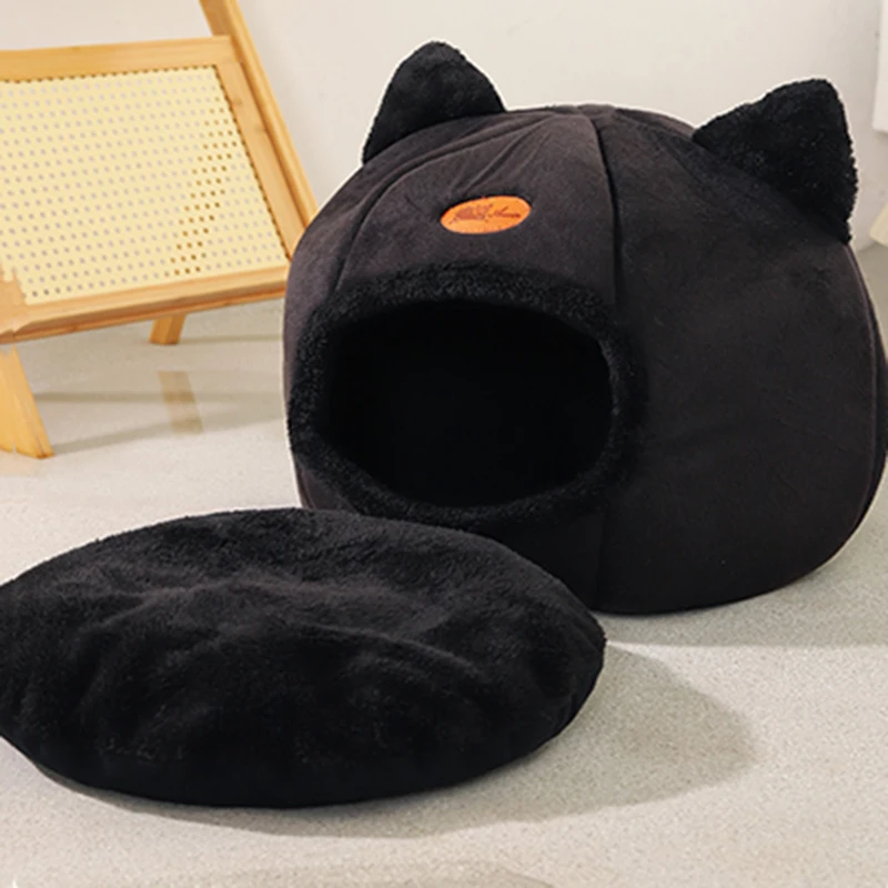 New Deep Sleep Comfort In Winter Cat Bed Iittle - Image 5