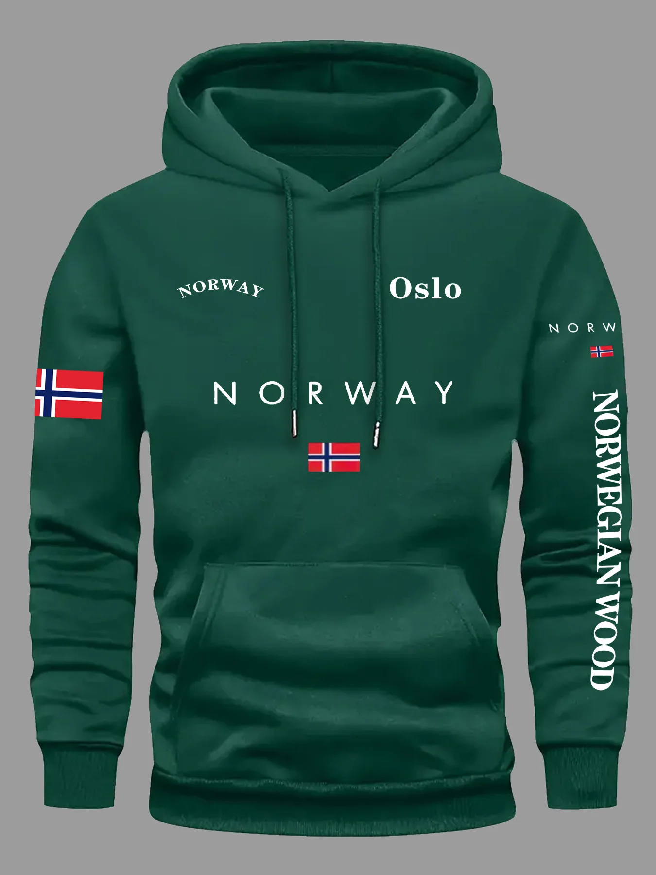 Norway Flag Hoodies Men Women Outdoor Sport Street Adventure - Image 5