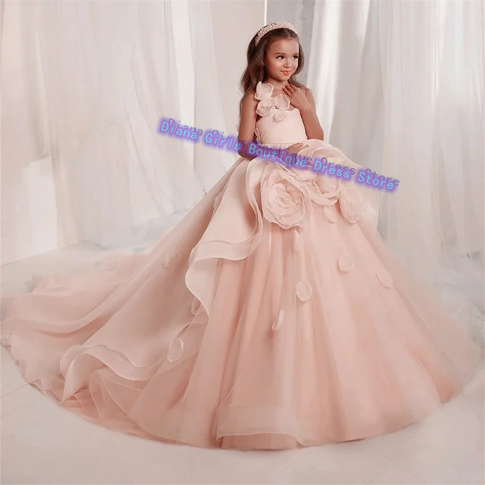 Flower Girl Dress Wedding Dresses Appliques Princess Evening Gowns - Image 13