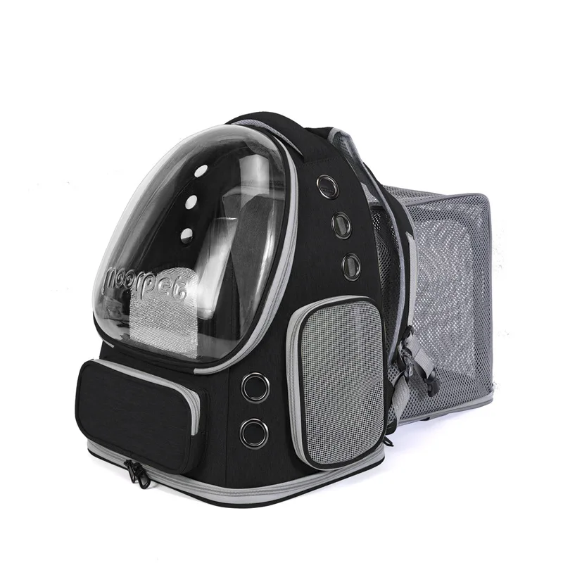 Spacious Expandable Pet Backpack Carrier With Dual Shoulder Straps - Image 7
