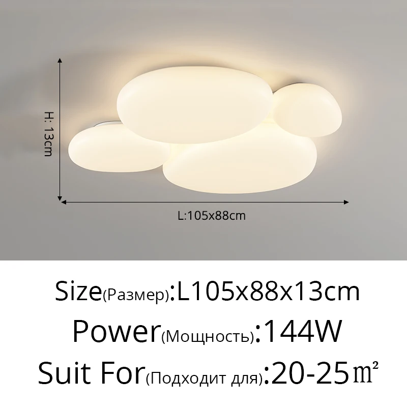 Home Lighting Led Ceiling Light Simple Modern Ceiling Chandeliers for Bedroon Living Room Study Lustres Indoor Decoration Lamp - Image 7