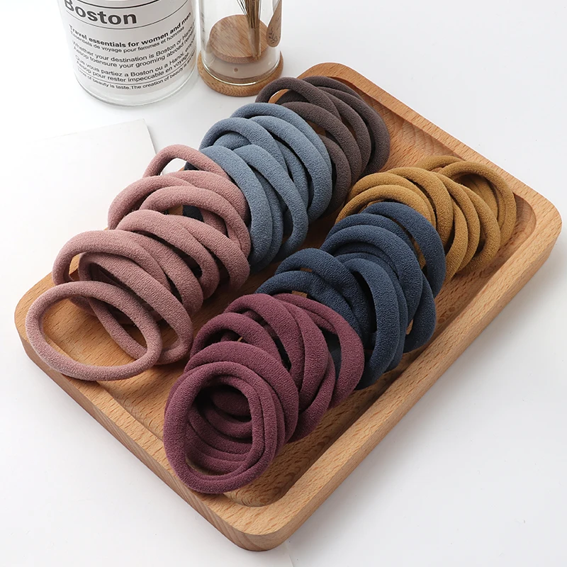 Girls Nylon Rubber Bands Elastic Hair Bands Hair Accessories - Image 12