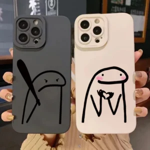 Cute Cartoon Matchman Silicone Phone Case For Iphone 16