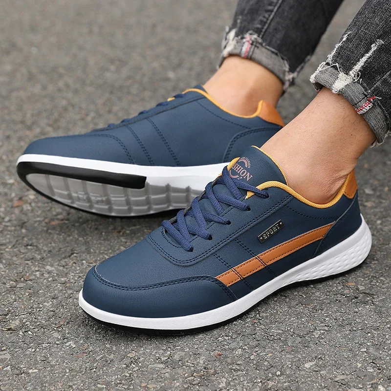 Men S Tennis Korean Edition Lightweight Fashion Sneakers Designer - Image 4