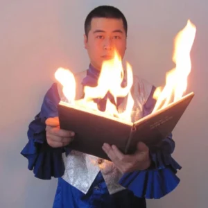 Dove From Firing Book Fire Magic Stage Magic Trick
