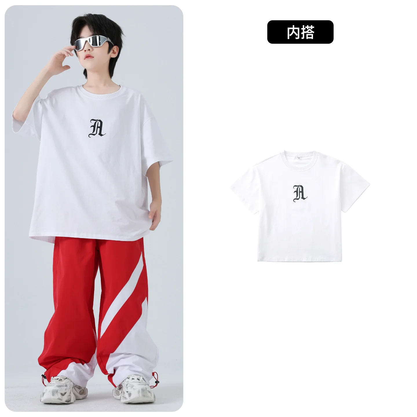 Kids Hip Hop Clothing Block Windbreaker Jacket Casual Jogger - Image 7