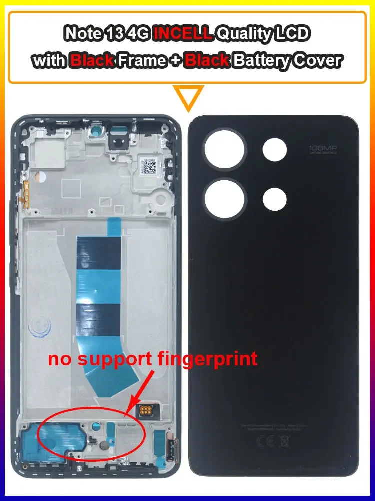 AMOLED Display Assembly – for Redmi Note 13 4G - Image 37