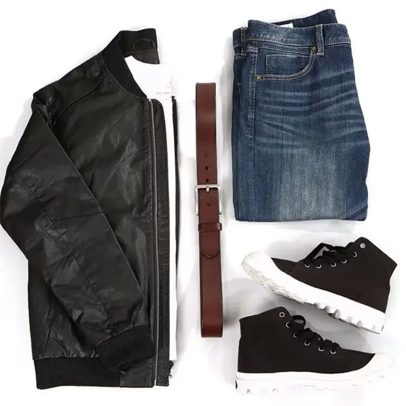 Men's Alloy Square Pin Belt – Business Casual - Image 4