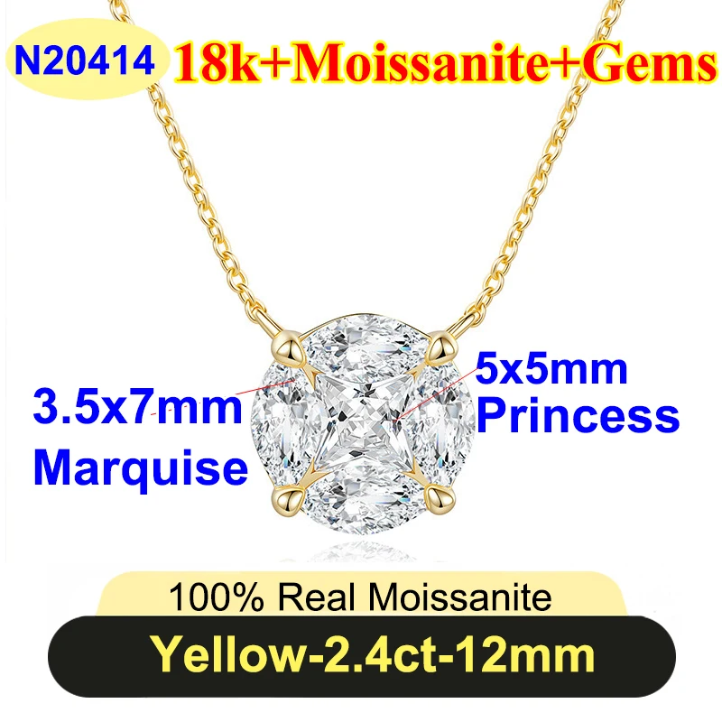 Purenew Princess Marquise Cut Moissanite Earrings For Women S925 - Image 9