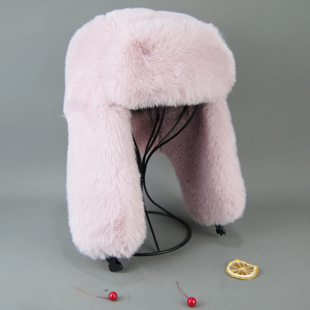 Winter Faux Fur Hat – Warm Ear Protection - Image 13