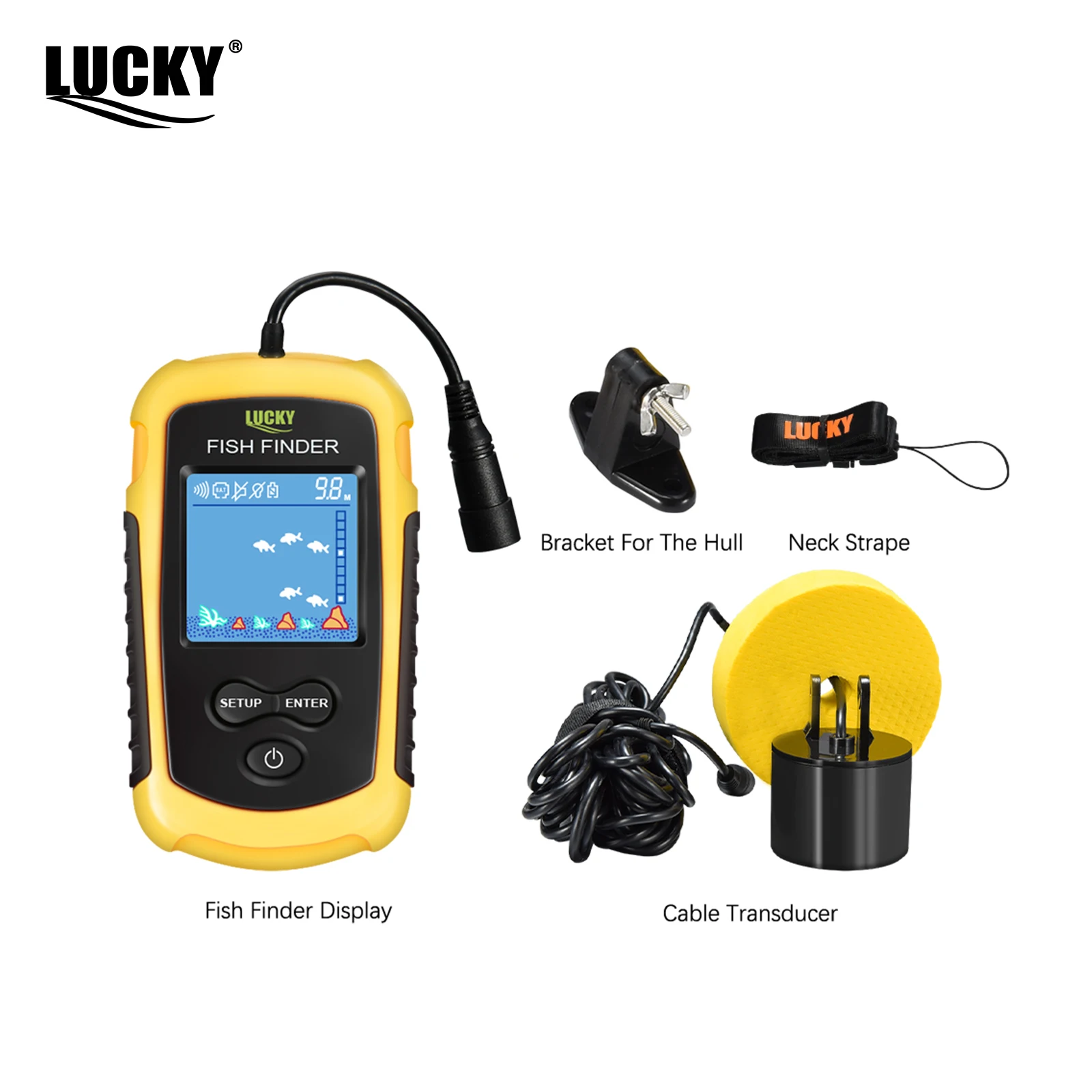 Portable Sonar Fish Finder – 100m Depth Detection - Image 6