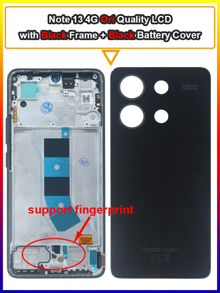 AMOLED Display Assembly – for Redmi Note 13 4G - Image 25