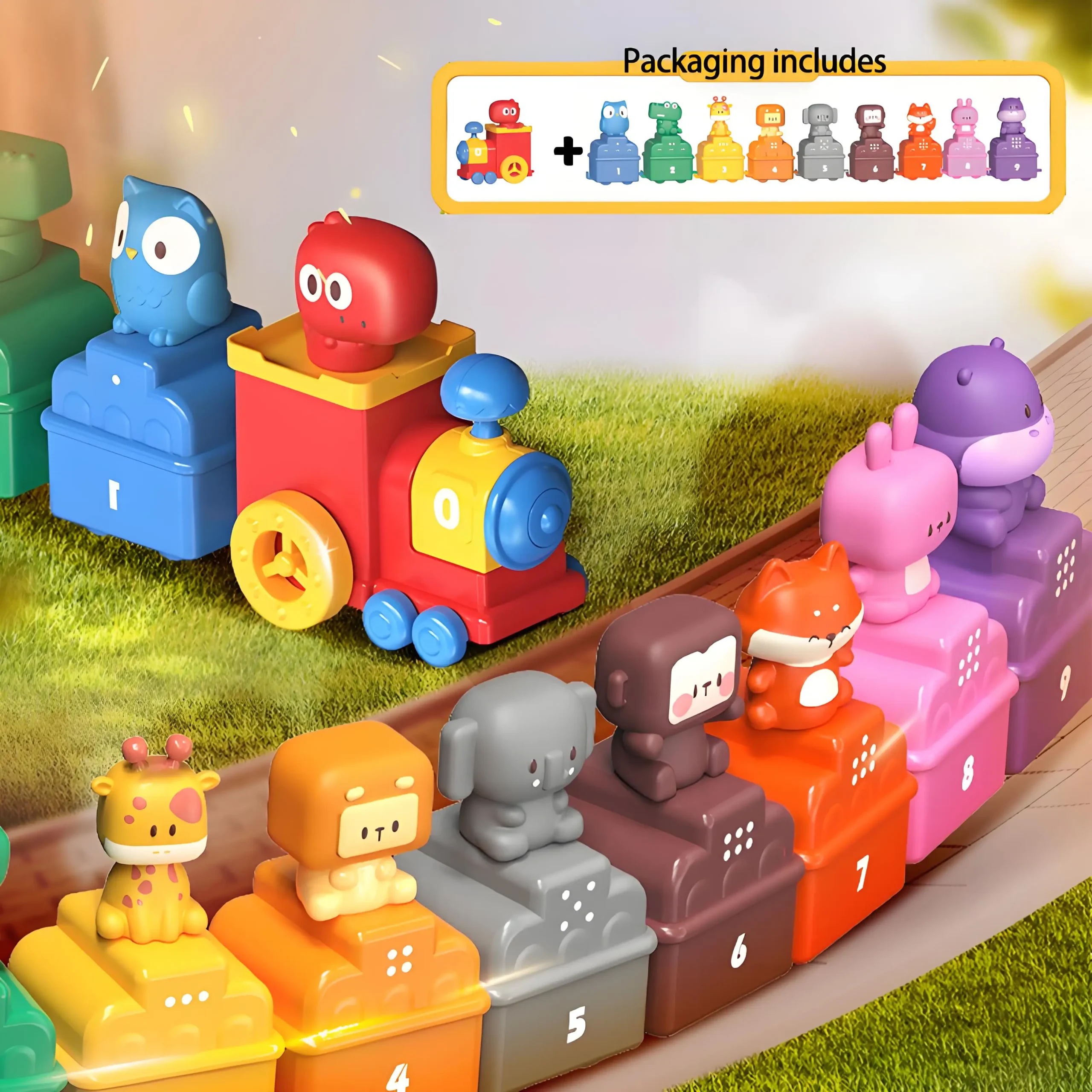 DIY Building Blocks – Train & Crane Sets - Image 7