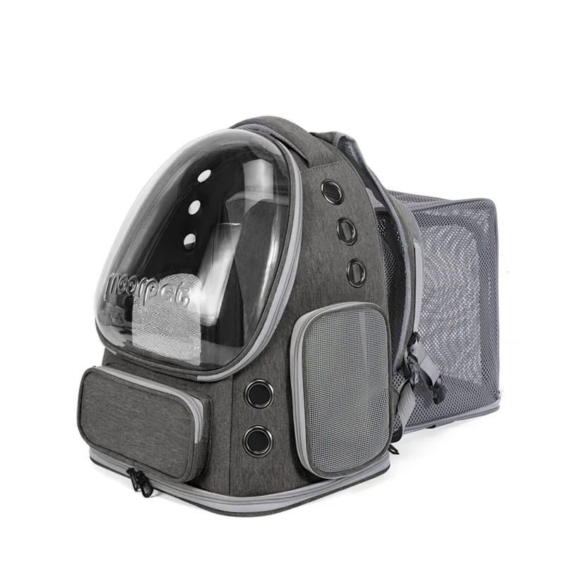 Spacious Expandable Pet Backpack Carrier With Dual Shoulder Straps - Image 8